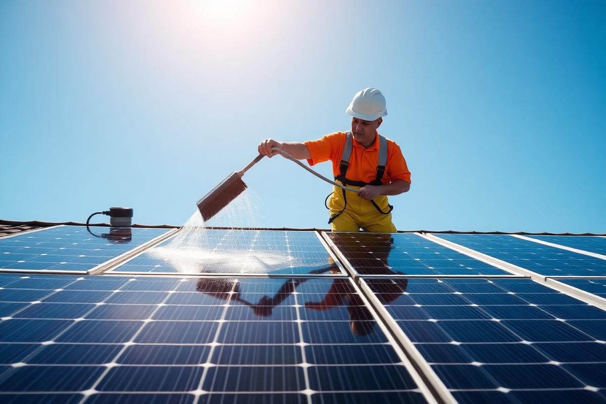 ניקוי גגות סולריים